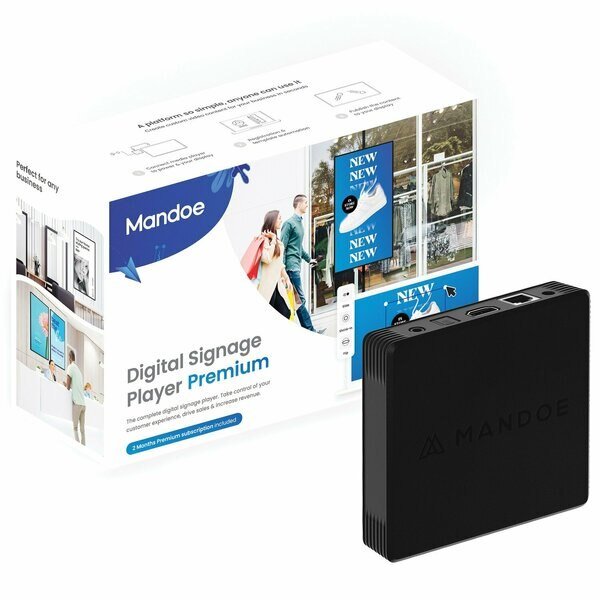 DIY Premium Instant Digital Signage Media Player, Mandoe, Mfr#: COM3016